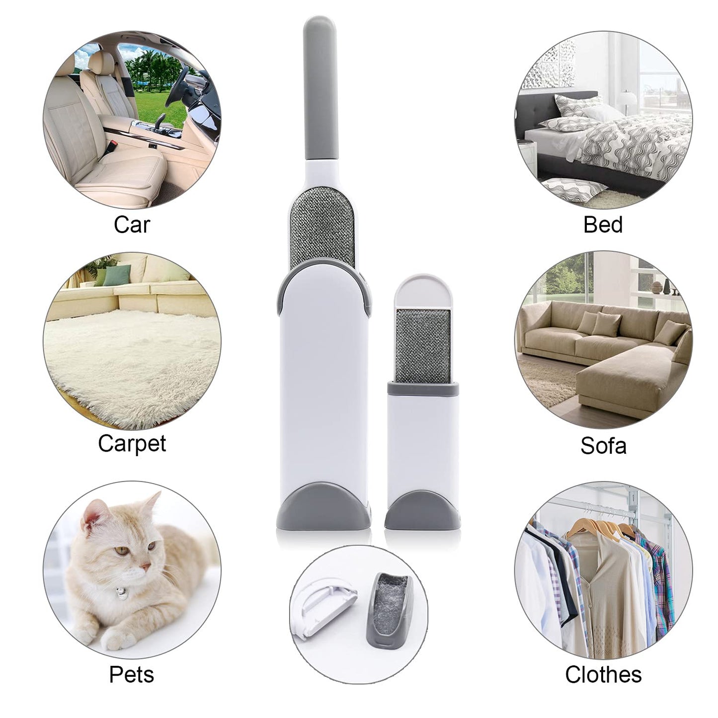 Cepillo removedor de pelo para mascotas