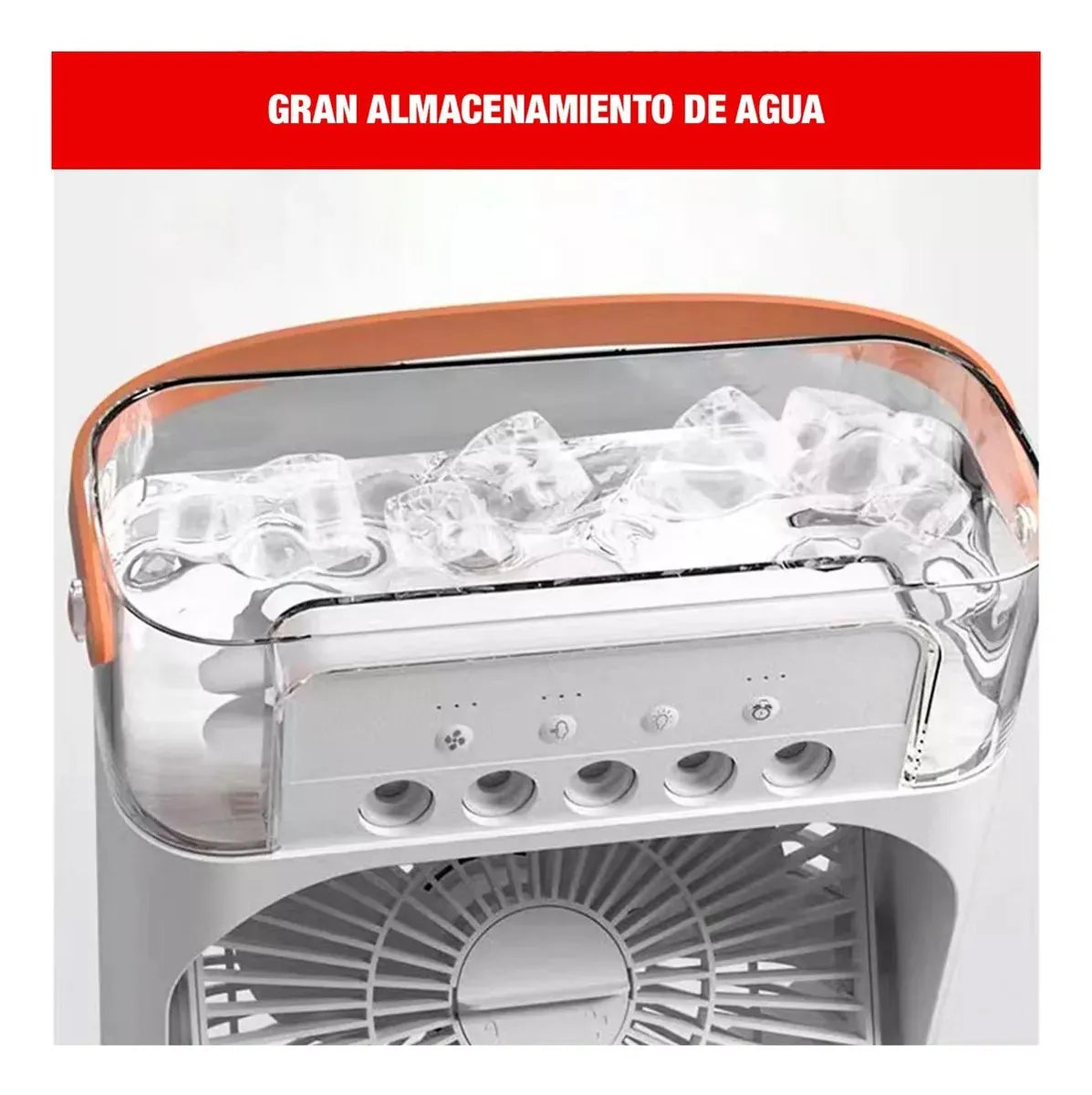 Mini Ventilador Humidificador 3 en 1