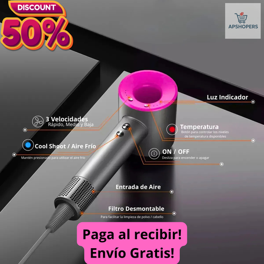 Secador De Pelo Inteligente Supersonic